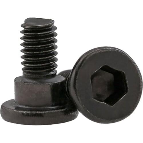 Black Hex Socket Shoulder Screw Hexagon Small Plug Model Positioning Bolt Step Plate Set Screw Grade 12.9 M2.5 M3