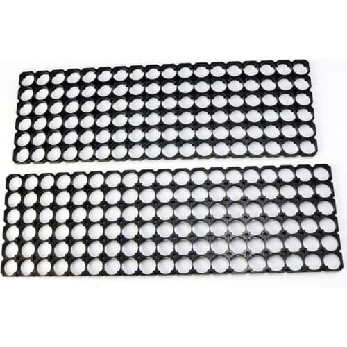 21700 6*18 Batteries Holder Bracket Cell Safety Anti Vibration Plastic Cylindrical Battery Brackets For 21700 Lithium Batteries