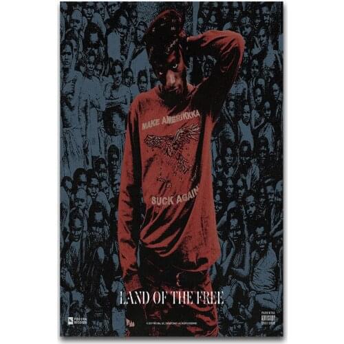 Hot New Joey Bada$$ Free Badass Rap Music-Silk Art Poster Wall Sticker Decoration Gift