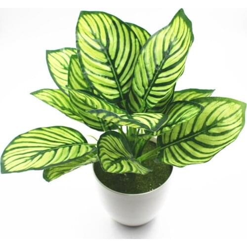 Simulation Green Fern grass plant artificial fern persian leaves flower wall hanging plants home wedding shop decoration