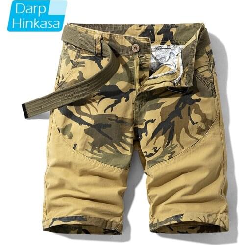 Summer Hot Casual Fashion Shorts Mens Casual Loose Five-point Pants Mens Shorts Cotton Camouflage Outdoor Overalls