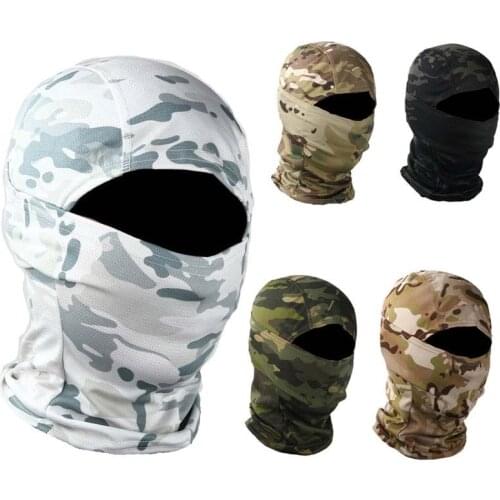 Ski Cycling Full Face Cover Winter Neck Head Warmer Bike Windproof Bandana Scarf Camouflage Hunting Balaclava gorras hombre