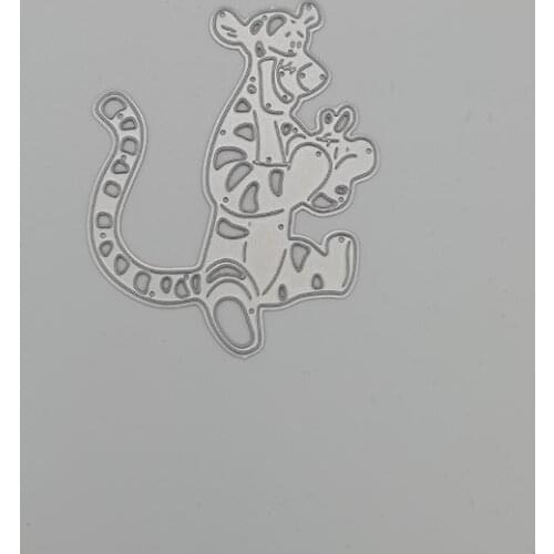 Metal Cutting Dies TIger for DIY Scrapbooking Album Paper Cards Decorative Crafts Embossing Die Cuts