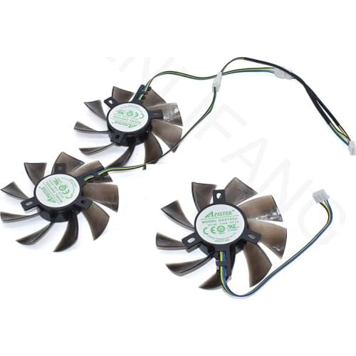 Brand New Processor Cooler GA91S2U PFTA 0.40A 4P Dimension 85mm For GTX 1060 1070 1070Ti 3G 6G 8G P106-100 Graphics Card