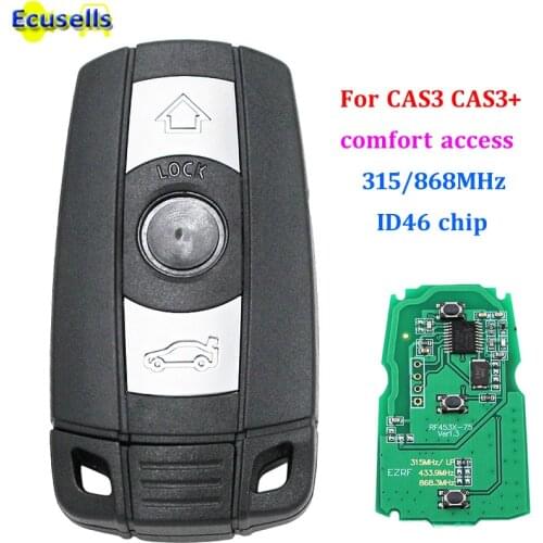 Full Smart keyless Remote Key for BMW 1 3 5 Series X5 X6 2006-2011 315MHZ 868MHZ ID46 chip with Comfort Access System