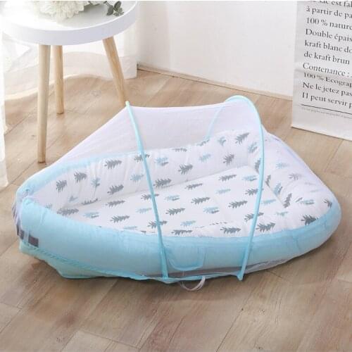 Baby Crib Netting Portable Foldable Baby Bed Mosquito Net Polyester Newborn for Summer Travel Bed Netting Play Tent Children Bed