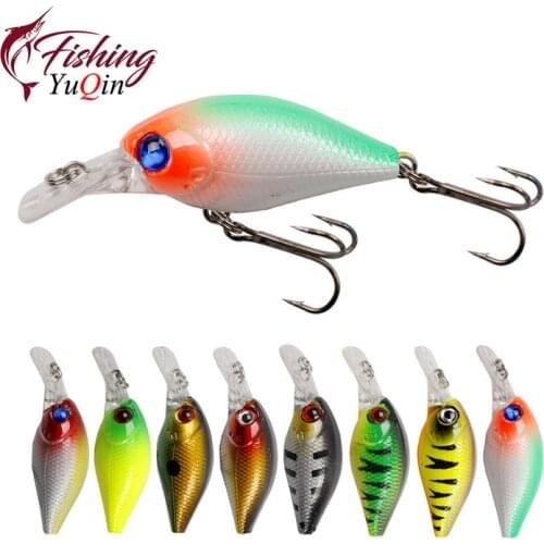 1PC Minnow Fishing Lure 5.2cm 4.2g Topwater Hard Bait Wobbler Jig Bait Crankbait Carp Striped Bass Pesca Fishing Tackle SwimBait