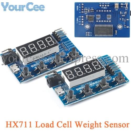 HX711 Load Cell AD Weight Pressure Sensor AD Module with Display 24-bit Weighing Instrument Electronic Scale