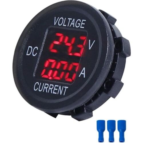 Universal DC 9V to 48V 10A Digital Voltmeter Ammeter Voltage Current Meter Measurement LED Display For 12V 24V 36V Electric bike