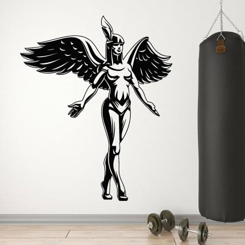 Vinyl Wall Decal Ancient Egypt Egyptian Vinyl Wall Decal Goddess Egyptian Gods Egypt Beauty Girl Gym Home Decor m329