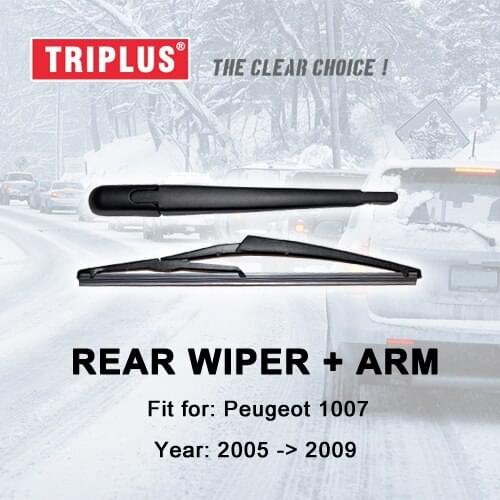 Rear Wiper Arm with Blade for Peugeot 1007 (2005-2011) 1pc 12" 300mm,Rear Wiper Arm & Rear Wiper Blades