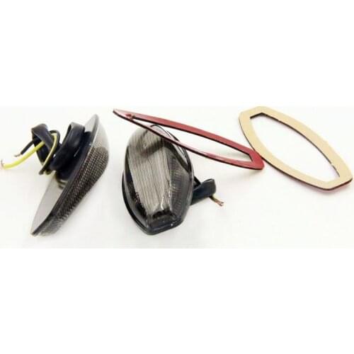 Aftermarket free shipping motorcycle parts LED Flush mount Turn Signal lens for yamaha 1998 1999 YZF R1YZF-R1 YZFR1 Smoke