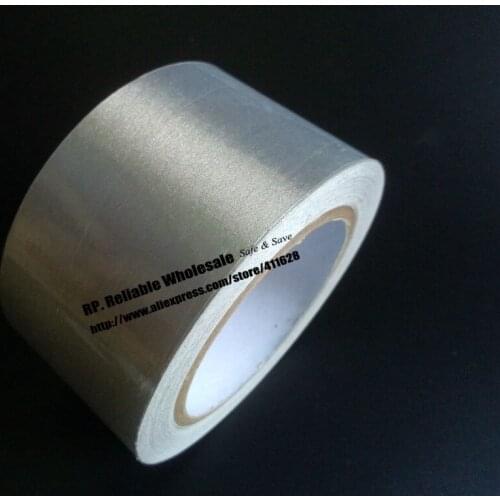 1x 55mm* 20 meters Single Side Adhesive Conductive Cloth Tape for Laptop Mobile Phone POP, LCD Cable EMI Shielding