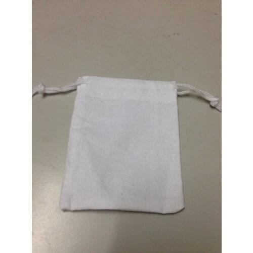 30pcs cotton drawstring jewelry bag custom size 11*5cm gift pouch cotton laundry bag dust bag include shipping by ePacket