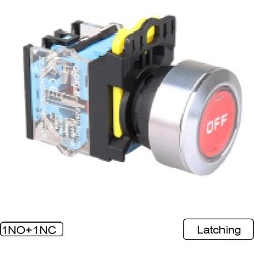 5 PCS Push button switch Flush button Latching OR Momentary Waterproof IP65 LA115-B5-11B-10