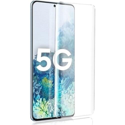 500pcs Full Coverage 3D Curved Tempered Glass For Samsung Galaxy S21 Ultra S20 Plus S10 5G S9 Note 20 10 9 Screen Protector Film