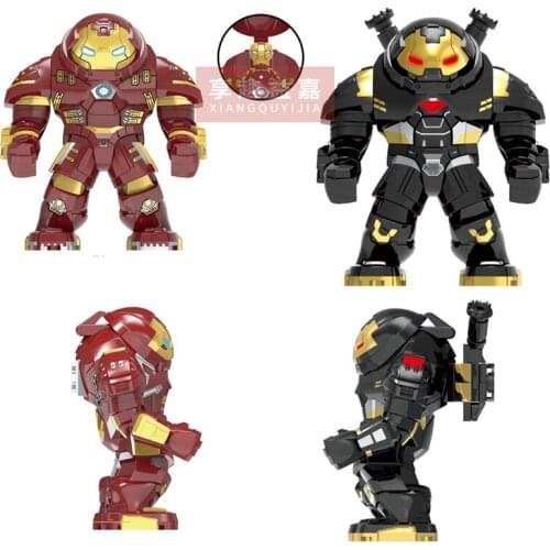 7cm Large Anti Venom Riot Carnage Green Lantern Hulk Buster Goblin Thing Building Block Figures Toy For children Decool Thanos