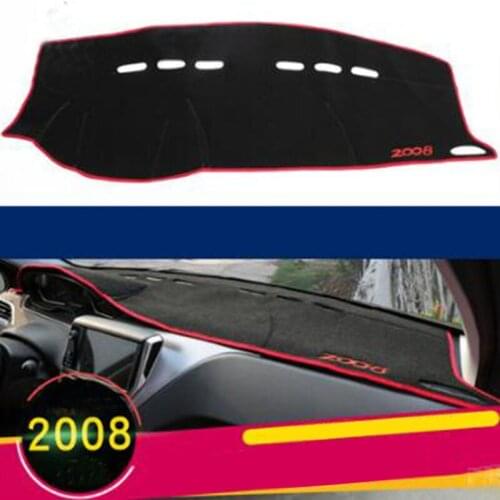 Auto Protector Cover Instrument Dashboard Avoid Light Pad Mat for 2014 2015 2016 Peugeot 2008 Carpets Sun Block SunShades