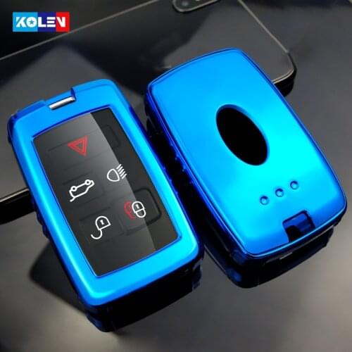 Soft TPU Car Remote Key Case Full Cover For Land Rover Range Rover Sport Evoque Velar Discovery 5 For Jaguar E-Pace Accessories