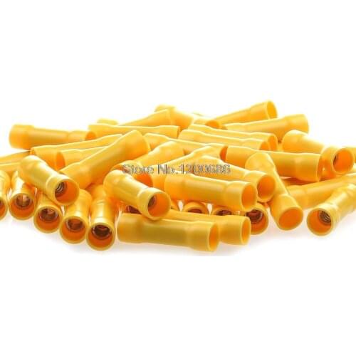 BV-5.5 copper insulated middle connection pipe cold pressure terminal copper terminal BV5.5 pipe shaped all insulation terminal