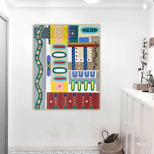 Citon Angela Sharkey《Infinity》Canvas Art Oil Painting Cartoons Artwork Poster Picture Wall Background Decor Home Decoration