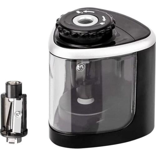 PPYY-Electric Pencil Sharpener,Battery Operated Pencil Sharpener,Suitable for No.2/Colored Pencils(6-8mm)/Classroom/Office