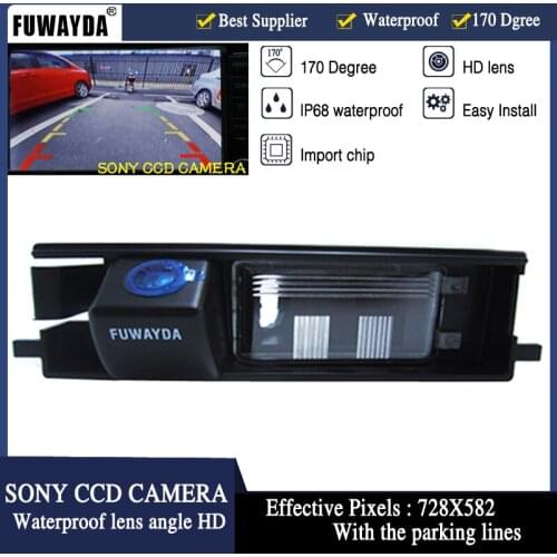 FUWAYDA HD CCD Chip Sensor Special Car RearView Reverse Backup Parking Safety CAMERA for TOYOTA RAV4 RAV-4 / Porte WATERPROOF