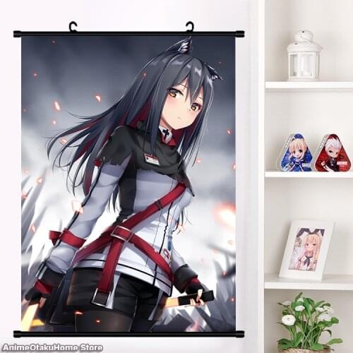Game Arknights Angelina Gummy jessica lappland Wall Scroll Mural Poster Wall Hanging Poster Fashion Home Decor Collection Art