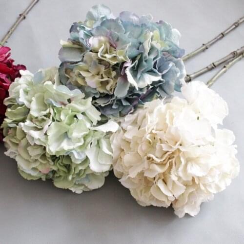 71cm Artificial Fake Flowers Silk Flower Hydrangea Floral Decorative for Wedding Decoration Mariage QAF0408