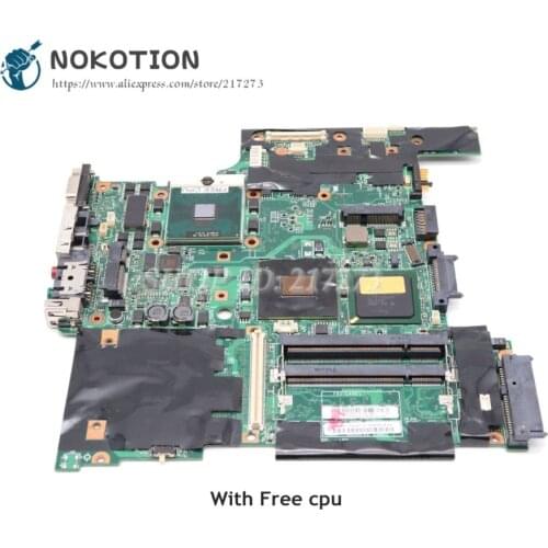 NOKOTION 42W7648 Main Board For Lenovo Thinkpad T61 Laptop Motherboard 14.1 Inch 965GM DDR2 Screen 4/3