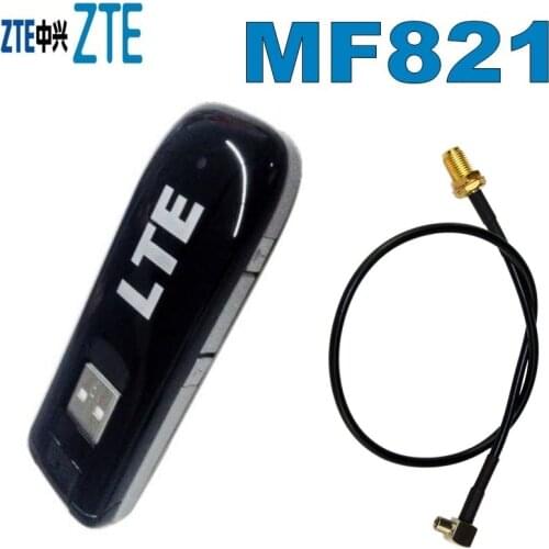 Hot Sale Original Unlock 100Mbps ZTE MF821 4G LTE USB Dongle Support LTE FDD B1 B3 B7