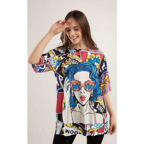 PATTAYA Women's Knitted T-shirts