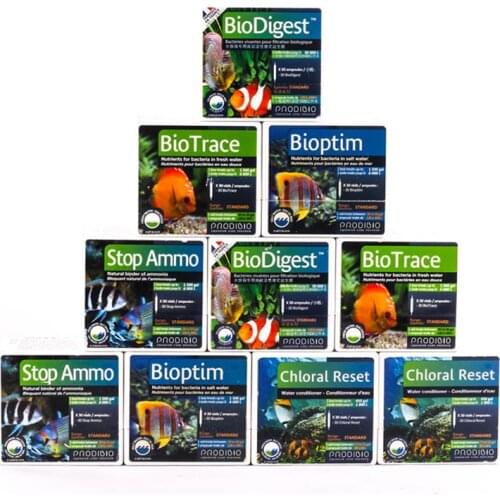 Prodibio BioDigest BioTrace BioVert Bioptim Coral Vits Stop Ammo Biokit Reef Booster All in one Listing
