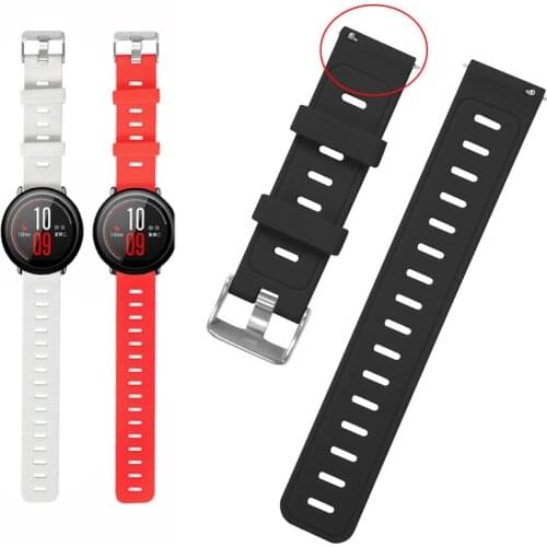 Sport Strap for Huami Amazfit Pace Stratos 2 2S 22mm silicon smart watch accessory bracelet belt For Samsung galaxy watch 46mm