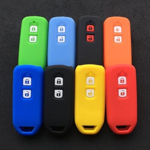Silicone rubber motorcycle key cover case shell protector for Honda N-BOX n-one N wagon N-WGN Plus 2 buttons Sliding Doors key