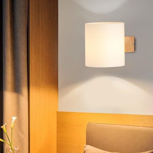 Nordice modern blue wall light crystal lampes suspendues glass ball rope bedroom bedside bedroom corridor wall lamp