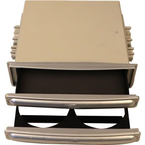 Universal Car auto Double Din Radio Pocket Drink Cup Holder Storage Box