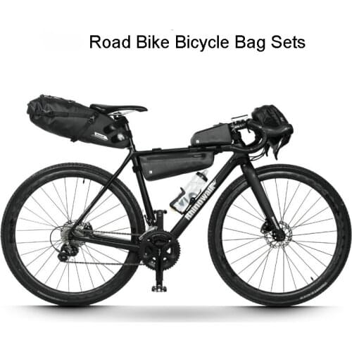 Rhinowalk Cycling Bag Sets Waterproof Bicycle Saddle Handlebar Frame Tube Bag Road Bike Long Distance Large Capacity bicycle bag