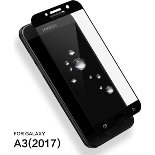 For Samsung Galaxy A3 2017 Tempered Glass 3D Full Screen Cover Explosion-proof Screen Protector Film For SM-A320 A320F