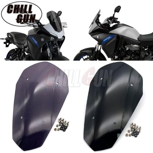 Motorcycle Parts Touring Sports Screen WindScreen Windshield Deflector For YAMAHA MT07 MT-07 Tracer MT 07 2020 2021 Tracer700