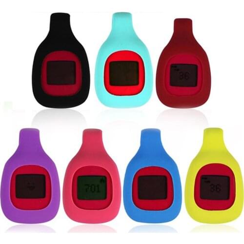 Smart Bracelet Protection Shell Colorful Replacement Silicon Rubber Clip Case Cover Holder Pouch for Fitbit Zip Activity Tracker
