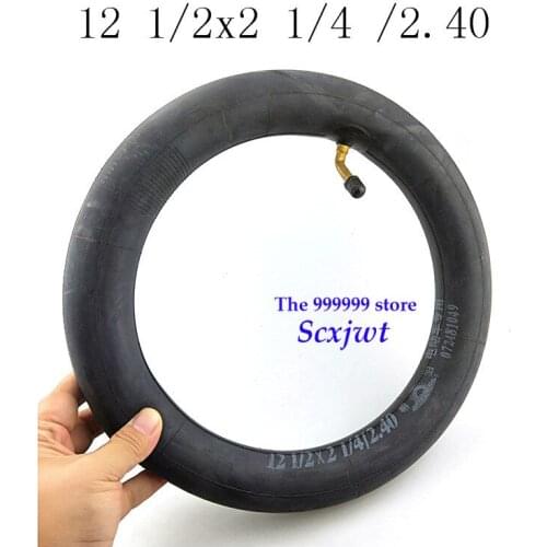 12 1/2 2 1/4/2.40 Right Angle Valve Stem Inner Tube fits gas and electric scooters e-Bike Mini Mini dirt bike 12.5x12.75/2.40