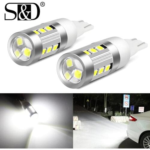 2Pcs W16W LED T15 LED Bulbs Car Lights Backup Reverse Lights Canbus Error Free T16 921 912 LED Brake Lamp Stop Tail Light White