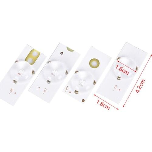 20pcs 3V Lens Lamp Beads With Optical Lens Fliter For LED TV Backlight Beads Hot Sale
