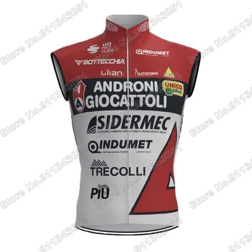 2021 ANDRONI Cycling Vest Windproof Men Wind Vest MTB Road Cycling Jersey Sleeveless windstopper Gilet Maillot Ropa Ciclismo