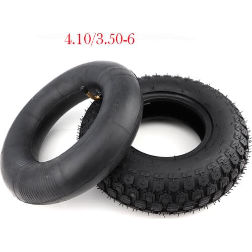 4.10/3.50-6 inner and outer tires for scooter tires, 6 inch lawn mower and snow mud tires