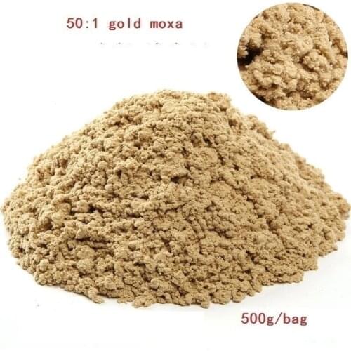 5 35: 1 / 50: 1 Gold Moxa Stick Moxibustion Moxa Punk Of Loose Gold Accupuncture Traditional Chinese Massage Roller (500g)