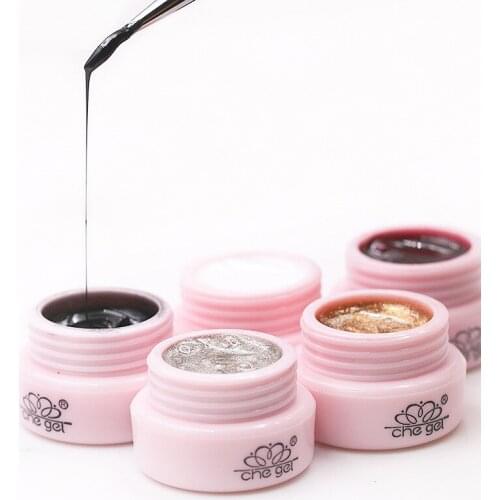 6 Colors Cobweb Gel Nail Polish Spider Glue Elastic Drawing Painting Thin Lines DIY Design Long Lasting Bright Nail Art Manicure