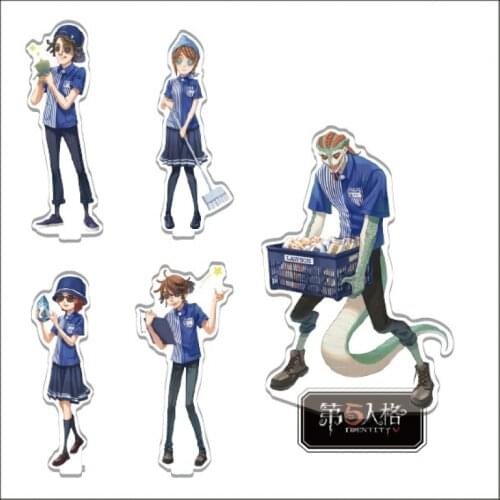 Anime Identity V Emily Dyer Aesop Carl Patricia Dorval Game Acrylic Figure Stand Model Plate Desktop Decor Tea Party Series Gift