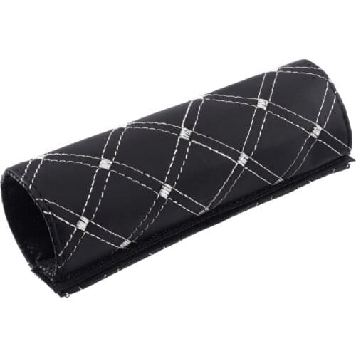 Car Faux Leather Gear Shift Knob Cover Hand Brake Cover Sleeve 2 in 1 Set Durable Car Interior Shift Knob Cover Accessories